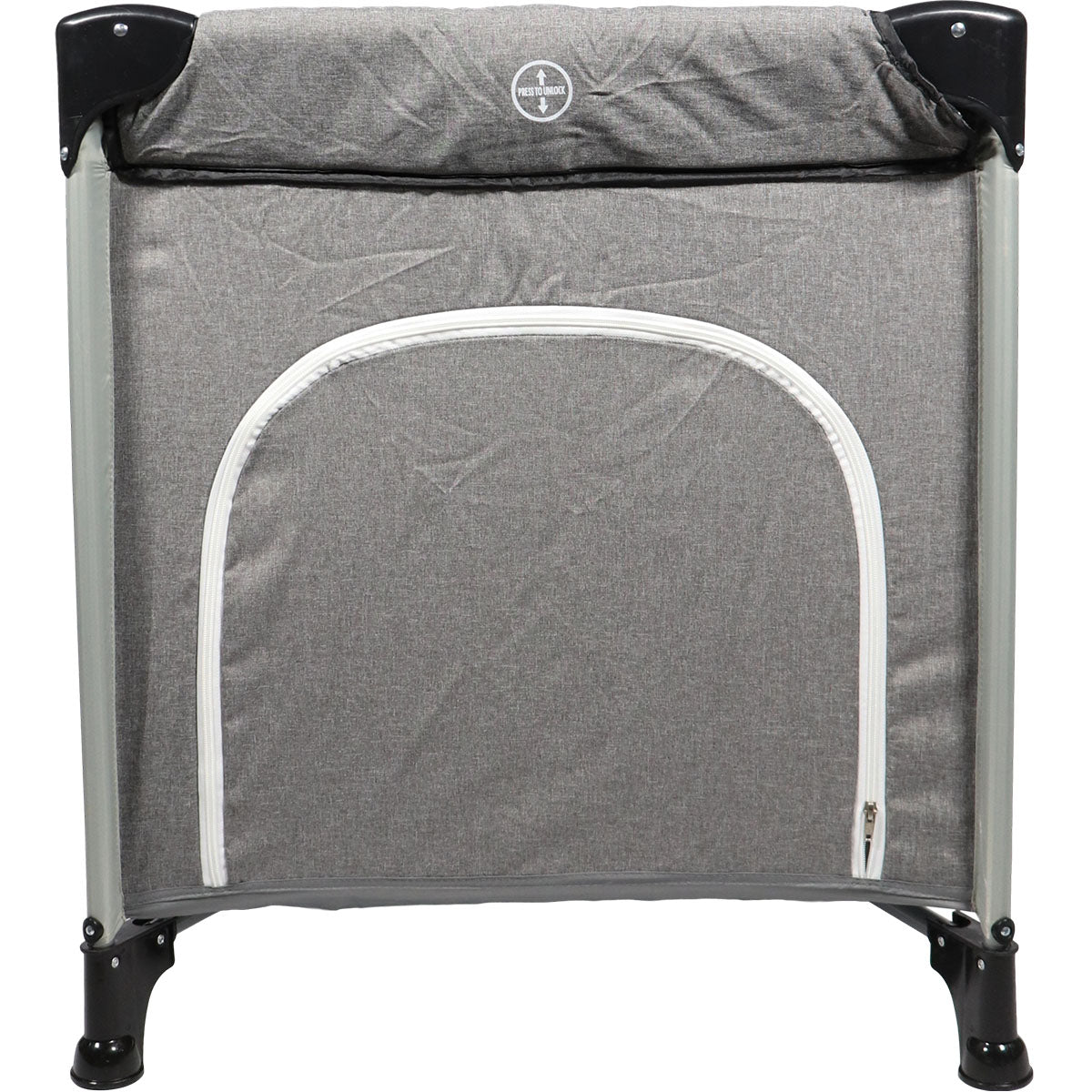 Het Ding reisbed deluxe in de prachtige kleur Stripe grey melange biedt een comfortabele en gemakkelijke oplossing voor dutjes onderweg. Dit campingbedje is ontworpen volgens het 'paraplu principe'. VanZus