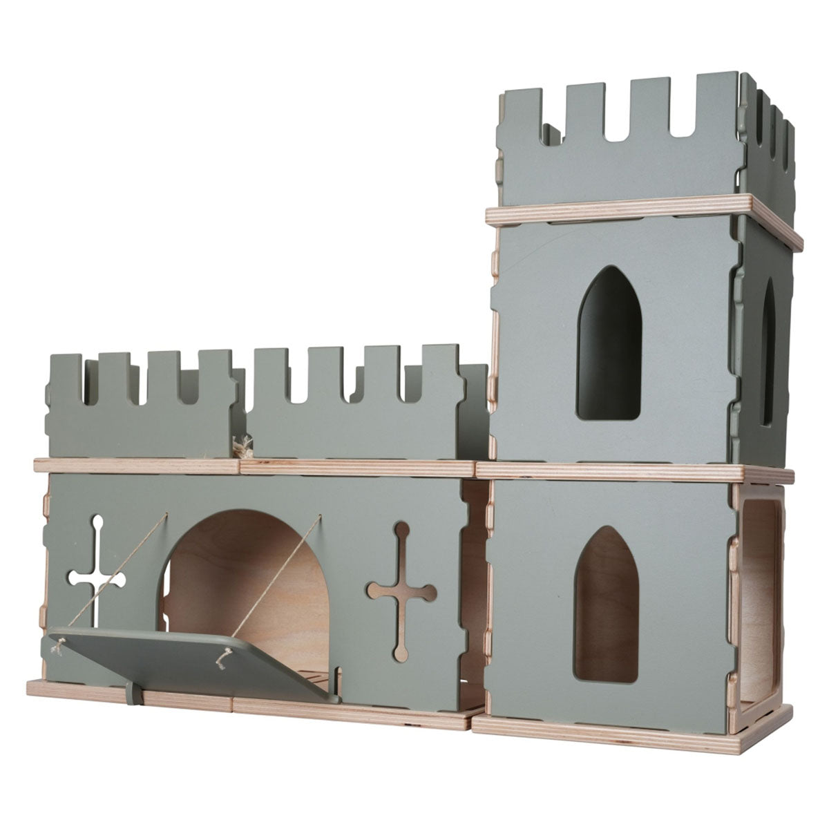 Bouw je eigen kasteel met de Fabelab Fortress build kit. Deze add-on kit be-staat uit 15 karakteristieke onderdelen. De uitbreidingsset is alleen te gebruiken als je ook de build basic kit hebt. VanZus