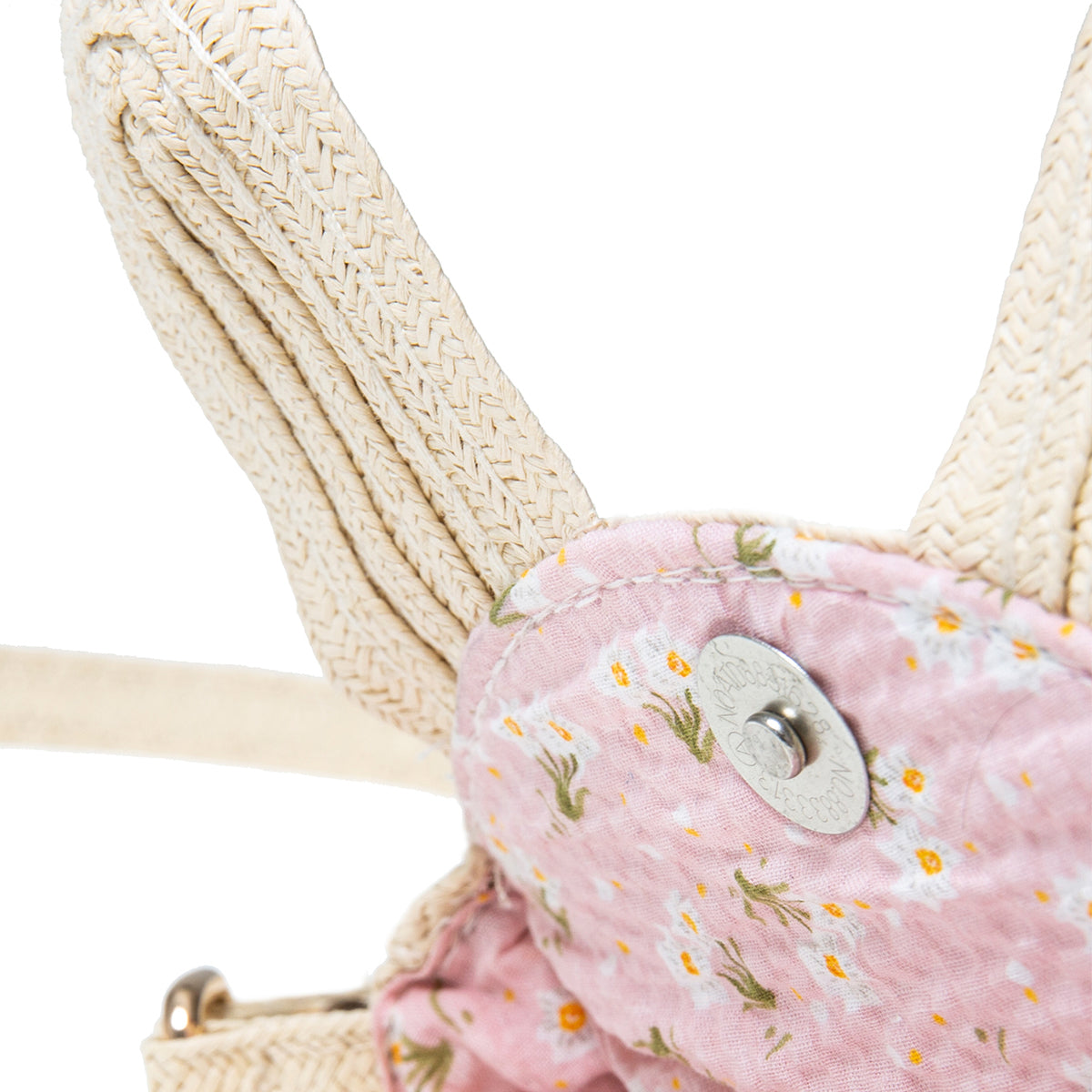 Kijk eens wat een schattig tasje van Rockahula. Het betty bunny tasje met konijnenoren, geborduurde snorharen en lieve roze stof met bloemenmotiefje aan de binnenkant is een echte eyecatcher. VanZus
