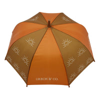 Bij regen én zonneschijn zorgt de duurzame Grech & co. paraplu kids tierra ervoor dat je stijlvol voor de dag komt. Leuk voor kinderen die willen matchen met hun grote broer/zus, mama of papa. VanZus