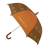 Bij regen én zonneschijn zorgt de duurzame Grech & co. paraplu kids tierra ervoor dat je stijlvol voor de dag komt. Leuk voor kinderen die willen matchen met hun grote broer/zus, mama of papa. VanZus