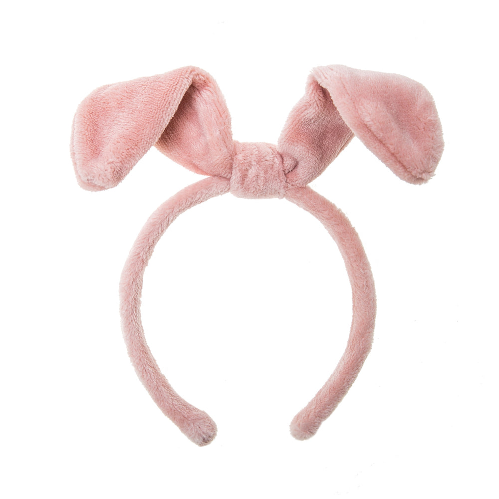 Spring in het rond in de fluffy diadeem met konijnenoren. Superzachte stof, grote konijnenoren in de kleur roze. Ideaal voor een verkleedfeestje of alledaagse avonturen. Haarband geschikt vanaf 3 jaar. VanZus