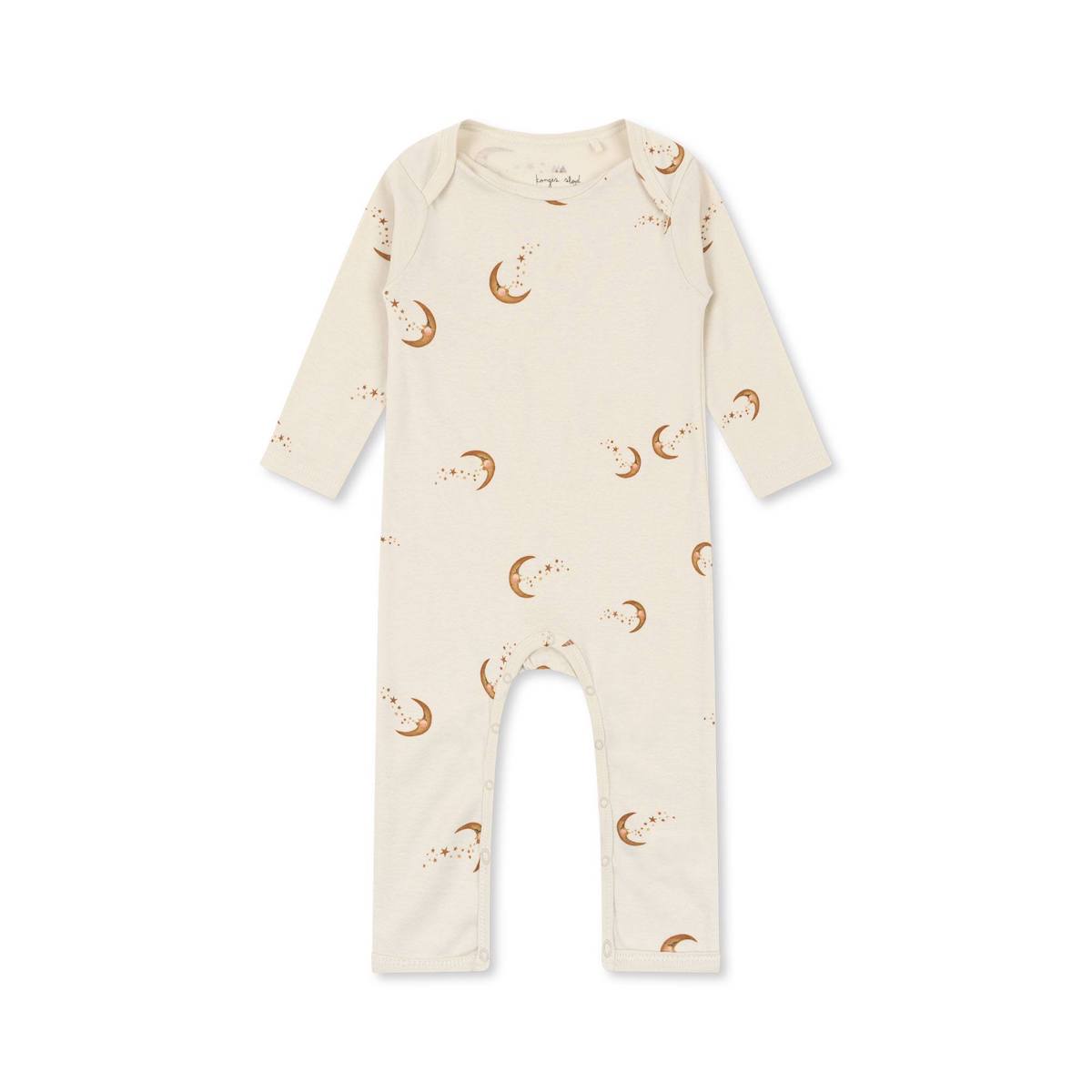 De Konges Slojd classic onesie moon is een fijn boxpakje voor je kindje. De baby onesie heeft een leuke print met maantjes en is gemaakt van 100% biologisch katoen. VanZus.
