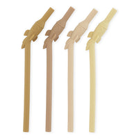Met de Konges Slojd 4-pack siliconen rietjes rocket lemonade mix is elk drankje lekkerder. Deze herbruikbare rietjes zijn perfect voor een feestje, een leuke picknick of gewoon voor elke dag! VanZus.