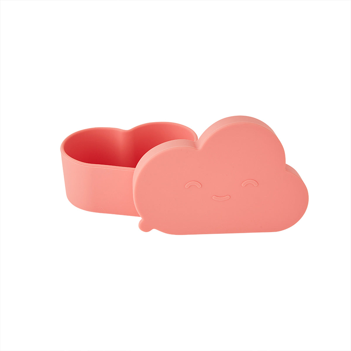 De OYOY snackbox Chloe cloud coral is een leuke en kleurrijke manier om snacks te bewaren en mee te nemen. Door de wolkvorm heeft deze trommel een speels uiterlijk.  VanZus 