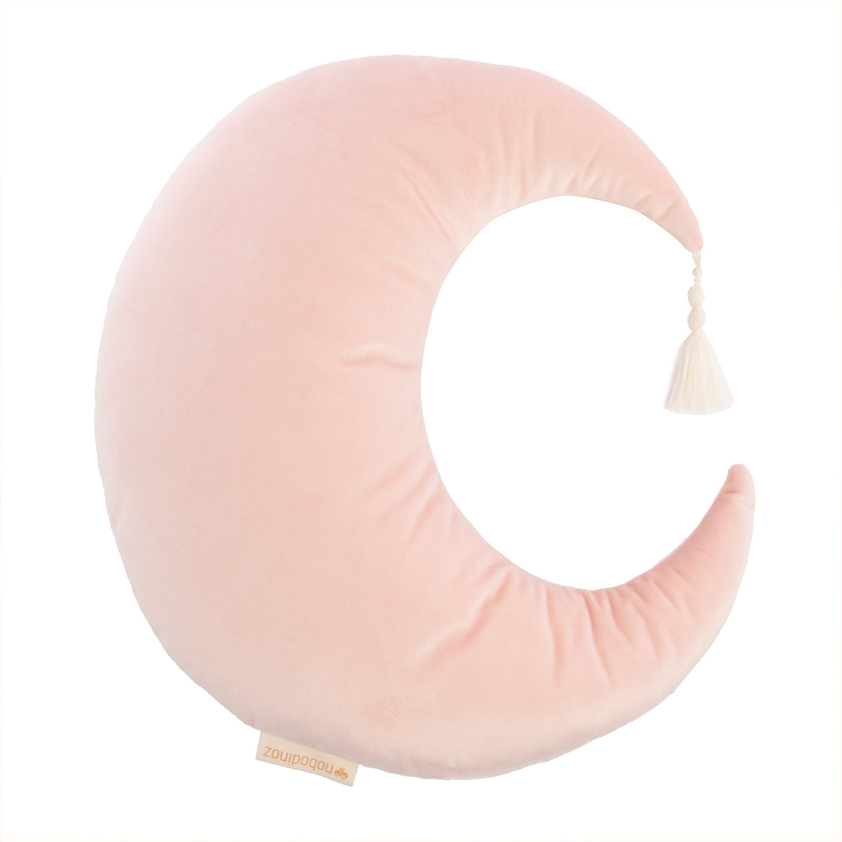 Het Nobodinoz Pierrot velvet maan kussen bloom pink is zacht om tegen aan te liggen en zo lief om te zien! Dit sierkussen heeft een mooie kwast aan zijn puntje en ziet er zo fluffy uit. VanZus