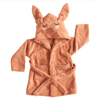 De schattige oud roze badjas konijn van Roommate met geborduurd bunny gezichtje en oortjes is ideaal om jouw kindje warm te houden. Ook is de babybadjas zacht voor het gevoelige babyhuidje. VanZus