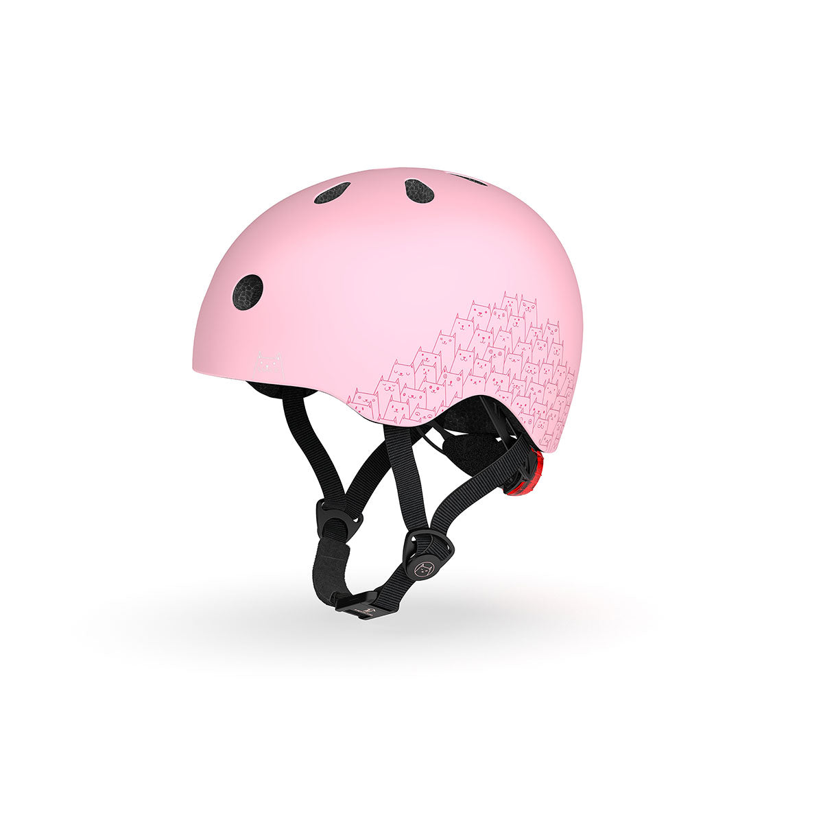 Met de Scoot and Ride helm XS reflective rose kan je jouw kindje met een gerust hart op pad laten gaan op de fiets, skates of step. Deze stoere kinderhelm beschermt het hoofdje van jouw kind tijdens het vallen. VanZus.