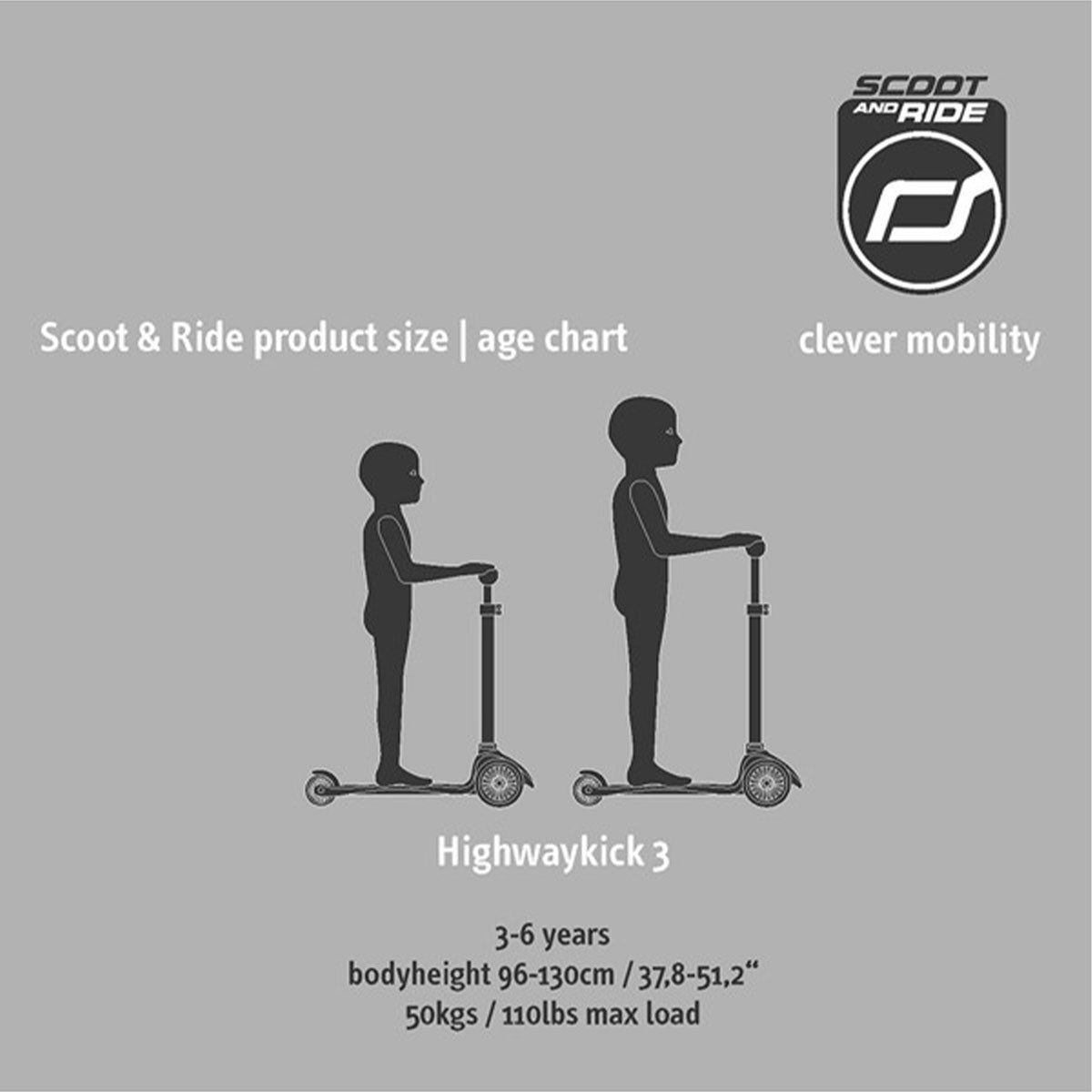 De Scoot and Ride Highwaykick 3 forest is een fijne step voor kinderen vanaf 3 jaar. De Highwaykick is goed voor de ontwikkeling van de fijne motoriek, het evenwichtsgevoel en het zelfvertrouwen van kinderen. VanZus.