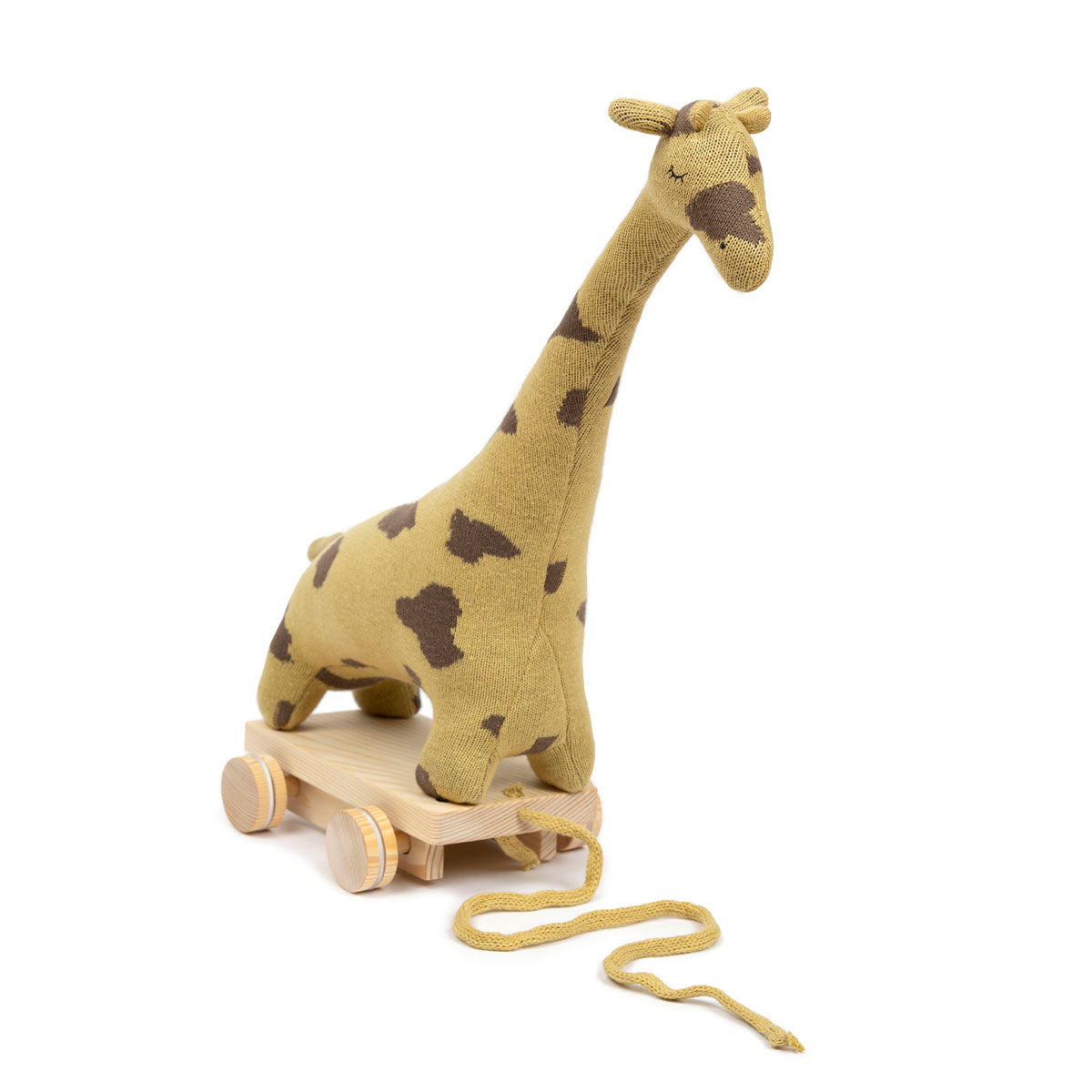 Het Smallstuff trekdier giraffe mustard is een super leuk speeltje voor wanneer je kindje net heeft leren lopen. Samen met dit leuke trekdier gaat jouw kleintje op pad; de wereld ontdekken! VanZus.