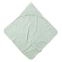 Verwen je baby na het badje, douchen of zwemmen met de Nobodinoz so cute baby badcape green. De zachte groene stof van de badcape voelt lekker aan en zorgt ervoor dat jouw baby snel weer helemaal droog is. VanZus.