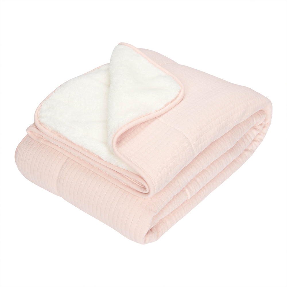 De ledikantdeken pure soft pink van Little Dutch is multifunctioneel: gebruik het als deken, omslagdoek, sprei of speelkleed. De deken is warm en zacht. Ideaal voor jouw kindje. VanZus