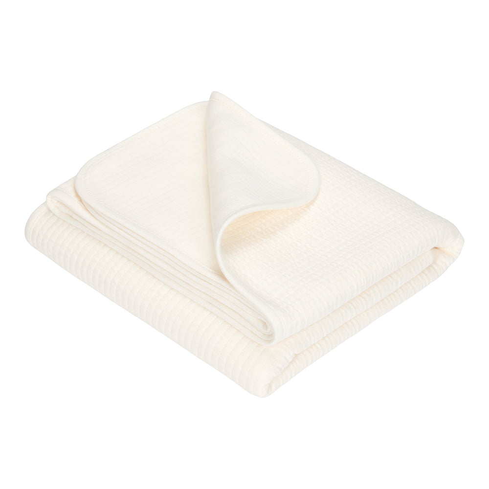 De ledikant zomerdeken Pure soft white (wit) van Little Dutch zorgt voor comfortabele zomernachten dankzij luchtdoorlatende eigenschappen. Ook is de deken een echte blikvanger in elke kinderkamer. VanZus