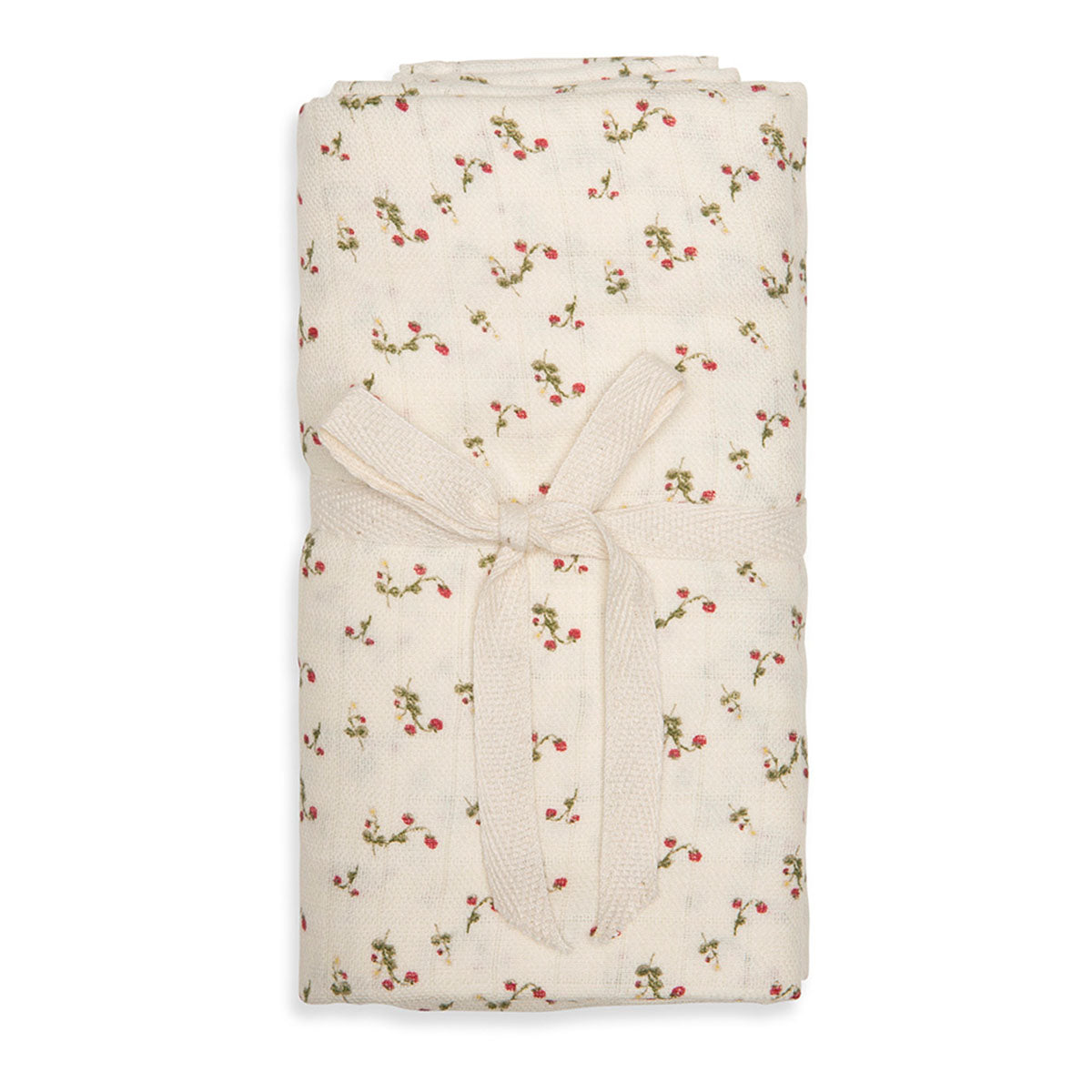Deze praktische That's Mine jana mousseline doek wild berries is een must in ieder huishouden! Deze wikkeldoek heeft een fijne mousseline structuur en een snoezig patroon van wilde besjes. VanZus