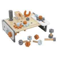 De Tryco werkbank tafelmodel is super leuk speelgoed voor alle kindjes die van bouwen en knutselen en klussen houden. Net als papa of mama bouten aandraaien met een schroevendraaier? Met deze leuke werkbank voor kinderen kan het! VanZus.