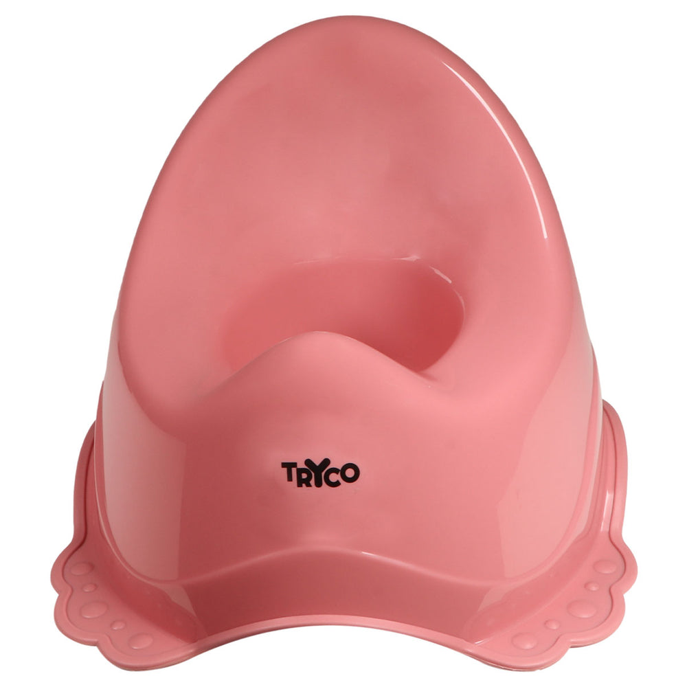 Het Tryco potje antislip pink is het perfecte hulpmiddel voor kindjes die de eerste stappen richting zindelijkheid zetten. Een klein potje is perfect wanneer je kindje voor het eerst zonder luier rondloopt. VanZus.