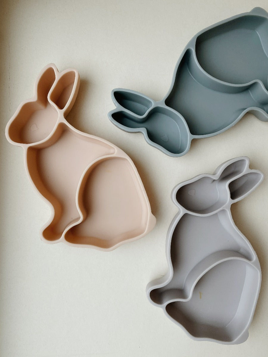 Konges Slojd siliconen kom bunny rose sand VanZus