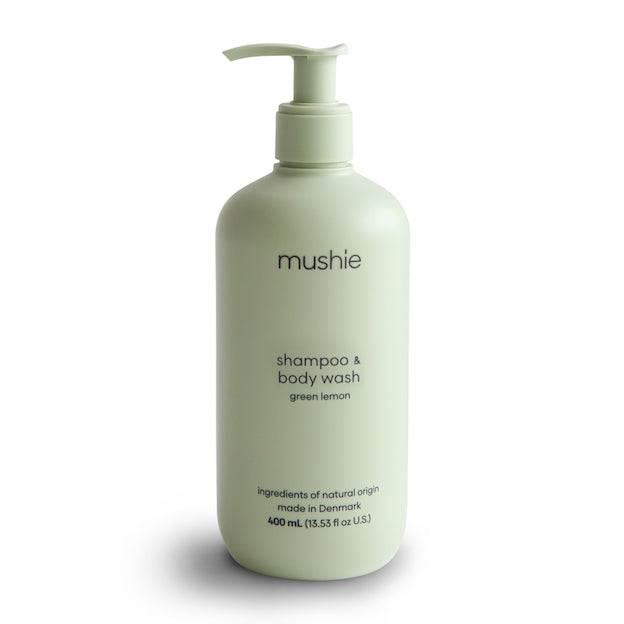 Mushie shampoo & bodywash green lemon